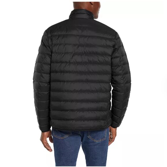 Eddie Bauer Men's Packable Down Jacket Microlight Black Medium NWT - Picture 2 of 14